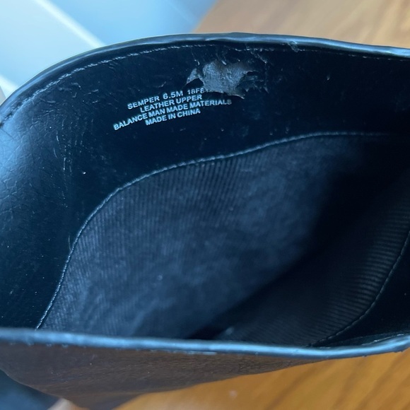 Naked Feet Semper Leather Boots Size 6.5 Black - Picture 15 of 16